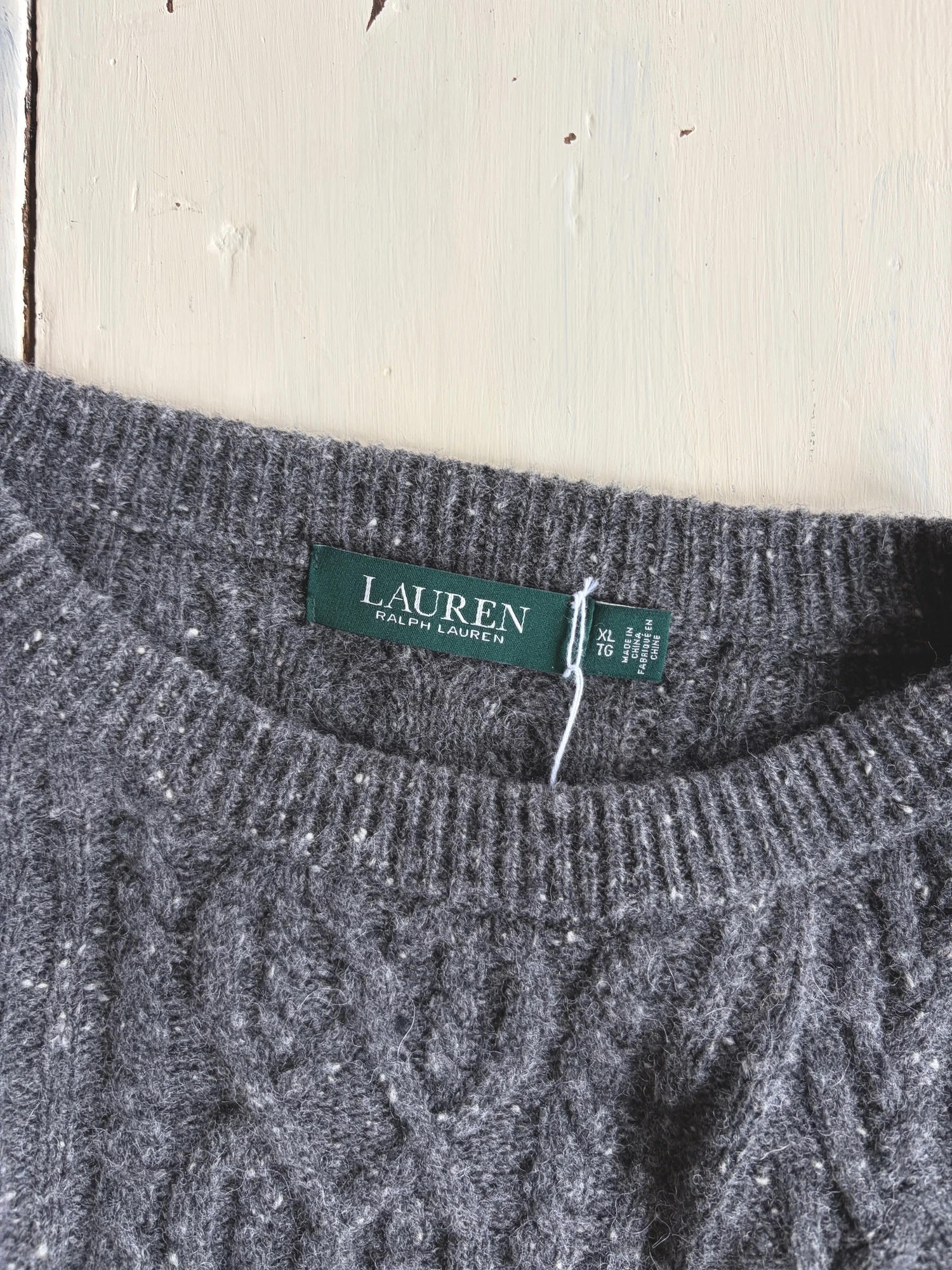 Lauren gray wool sweater 9