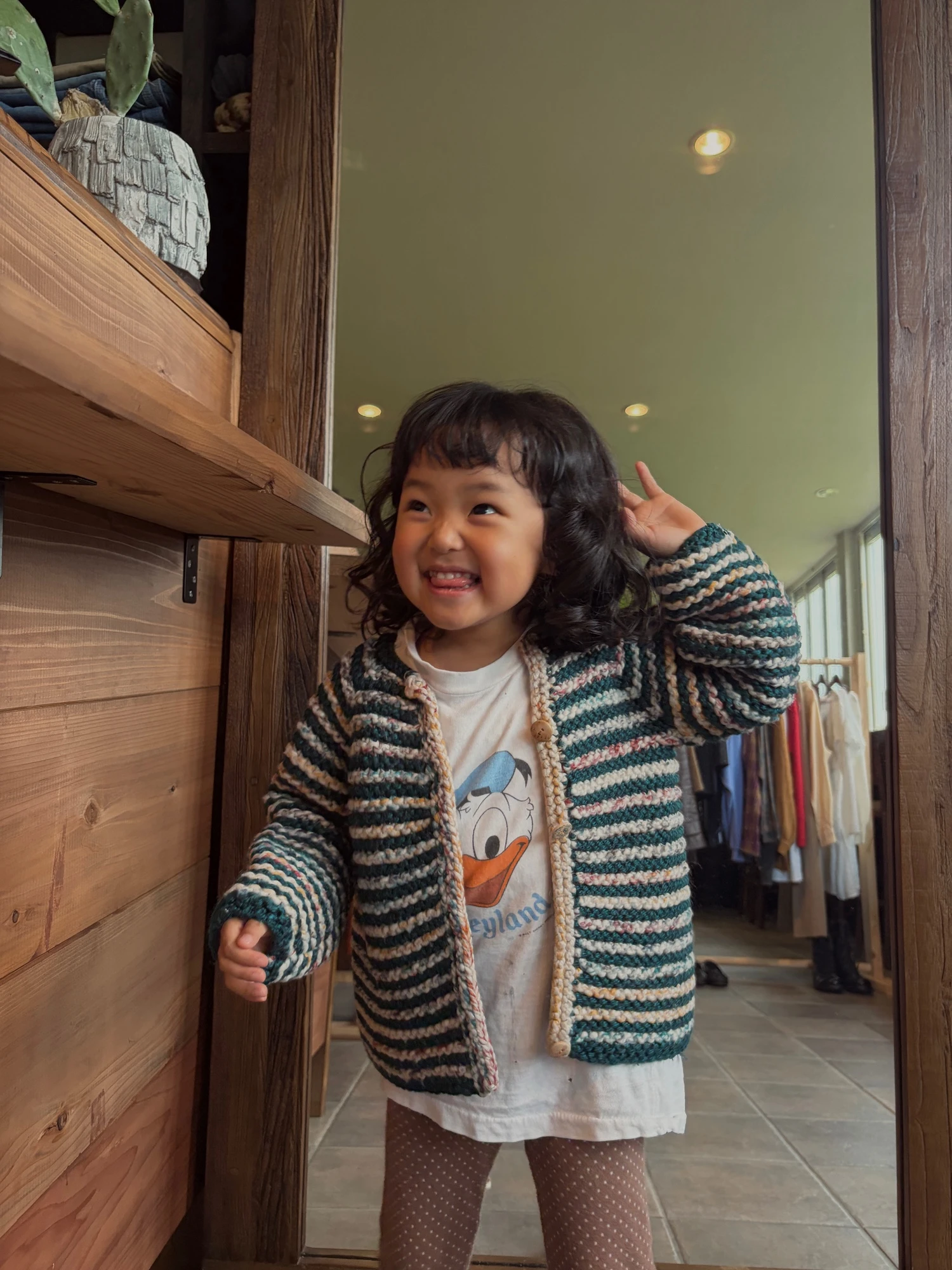 kids vintage knitted cardigan 6
