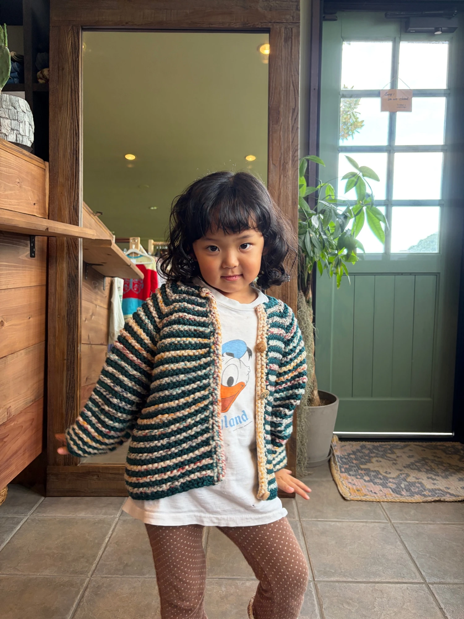 kids vintage knitted cardigan 7