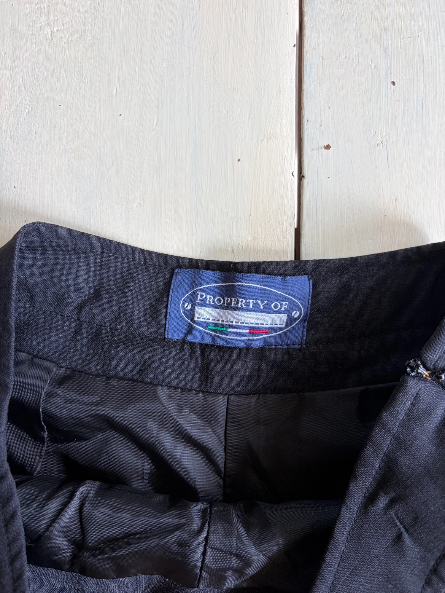 made in Italy wool pleats culotte skirt 10