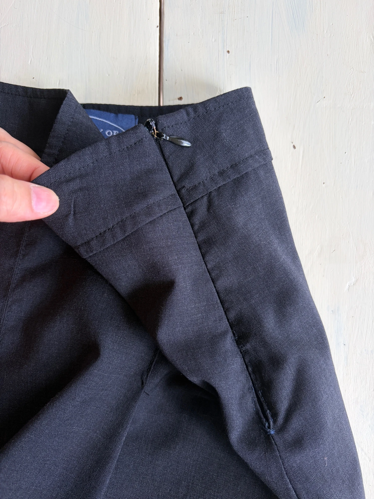 made in Italy wool pleats culotte skirt 11