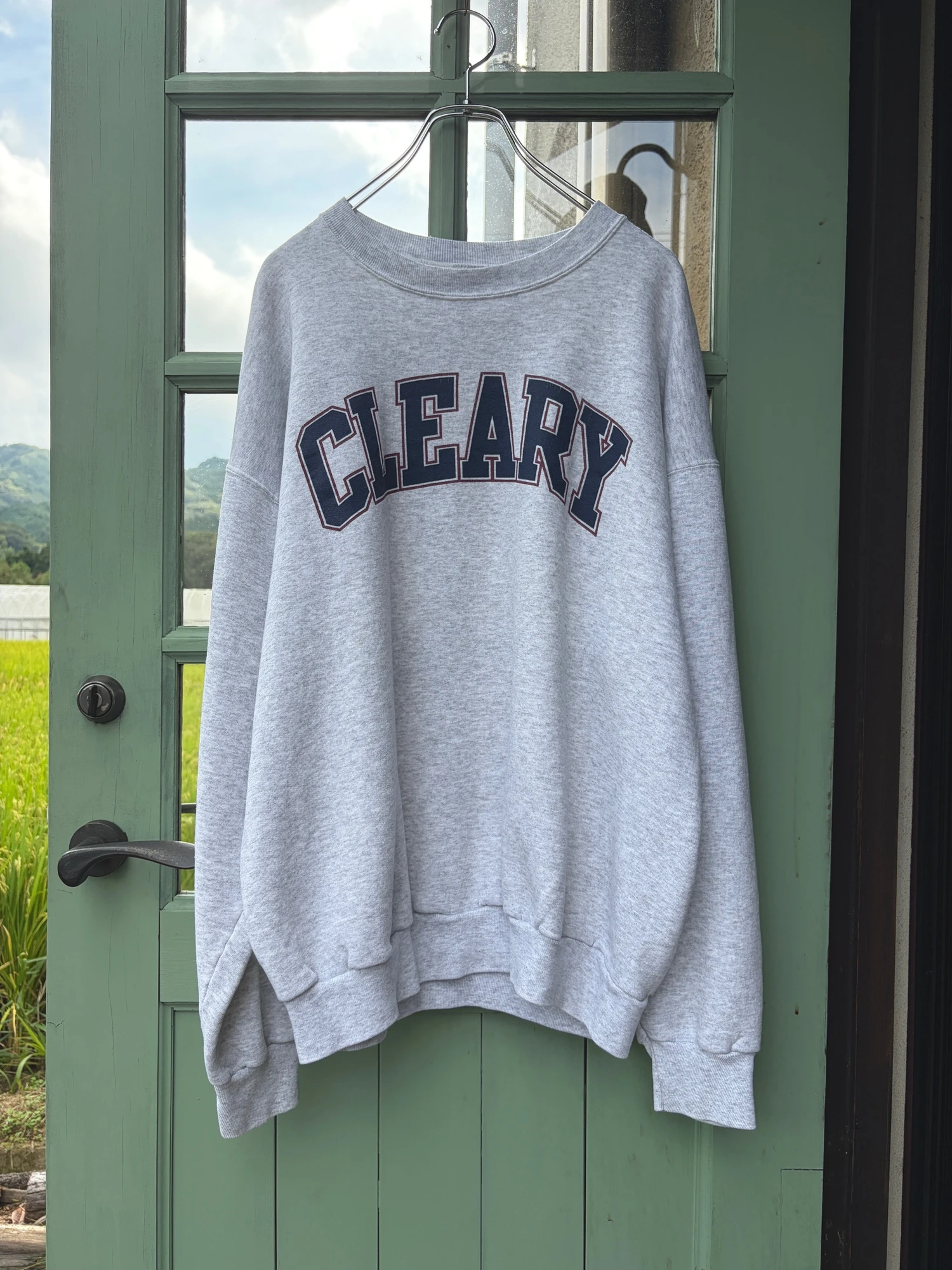 made in usa gray sweatshirt