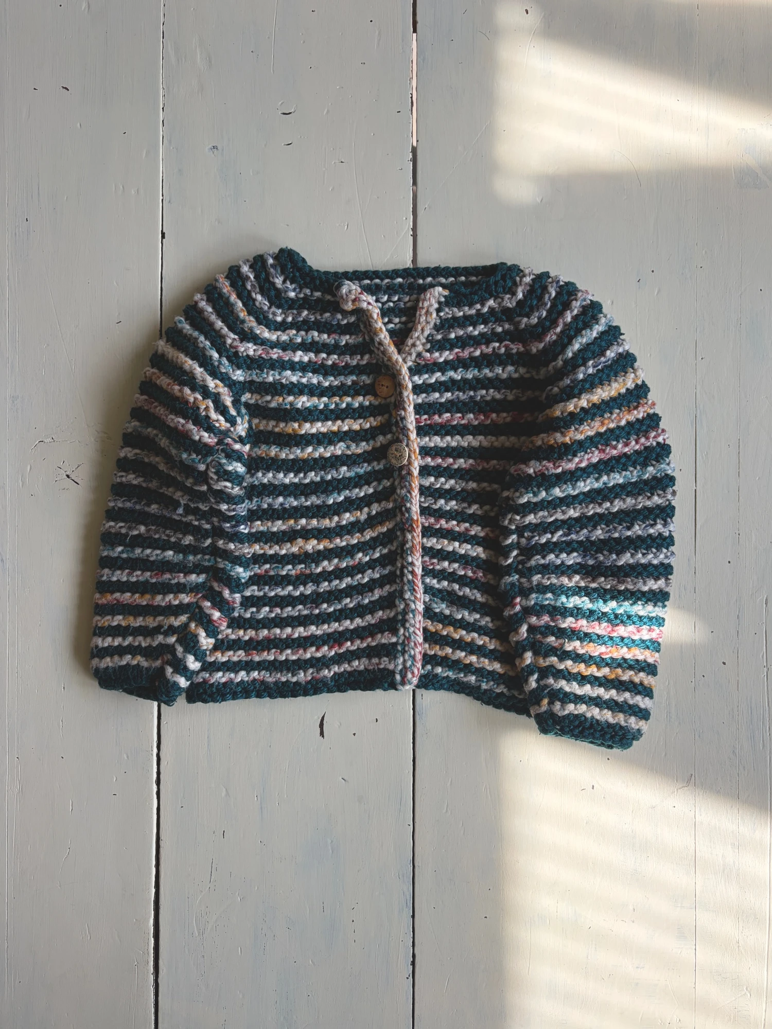 kids vintage knitted cardigan