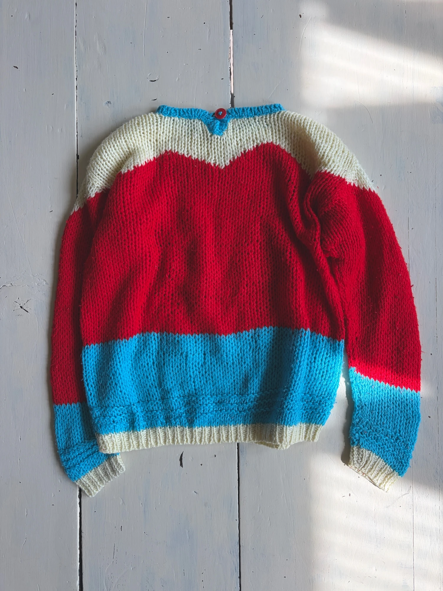 kids vintage butterfly knitted sweater 2