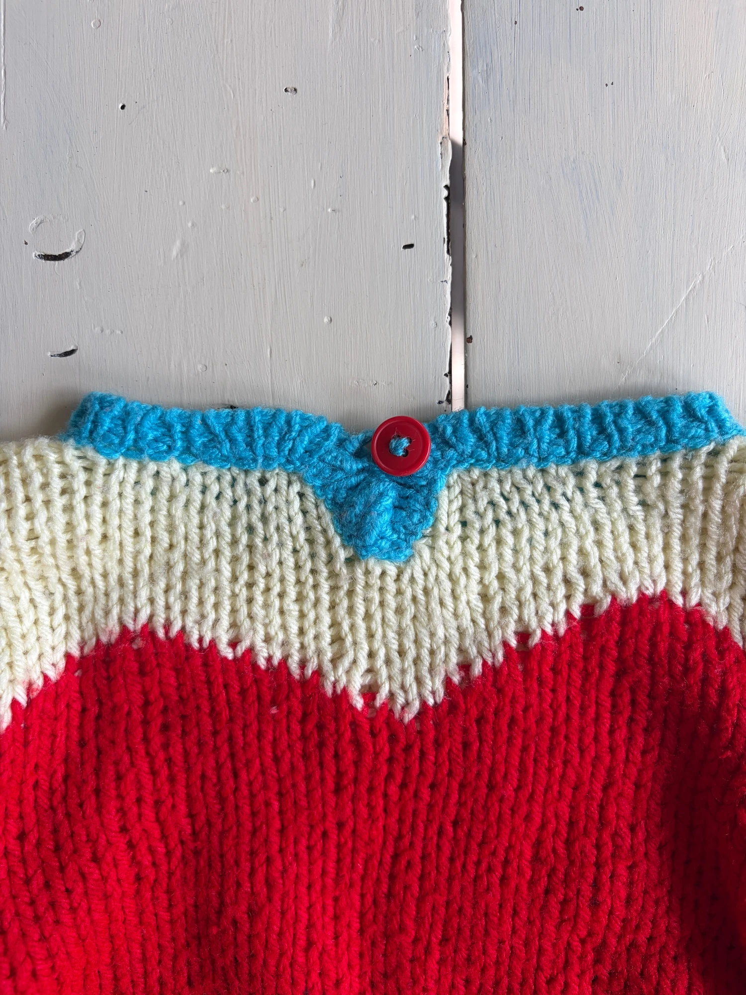 kids vintage butterfly knitted sweater 7
