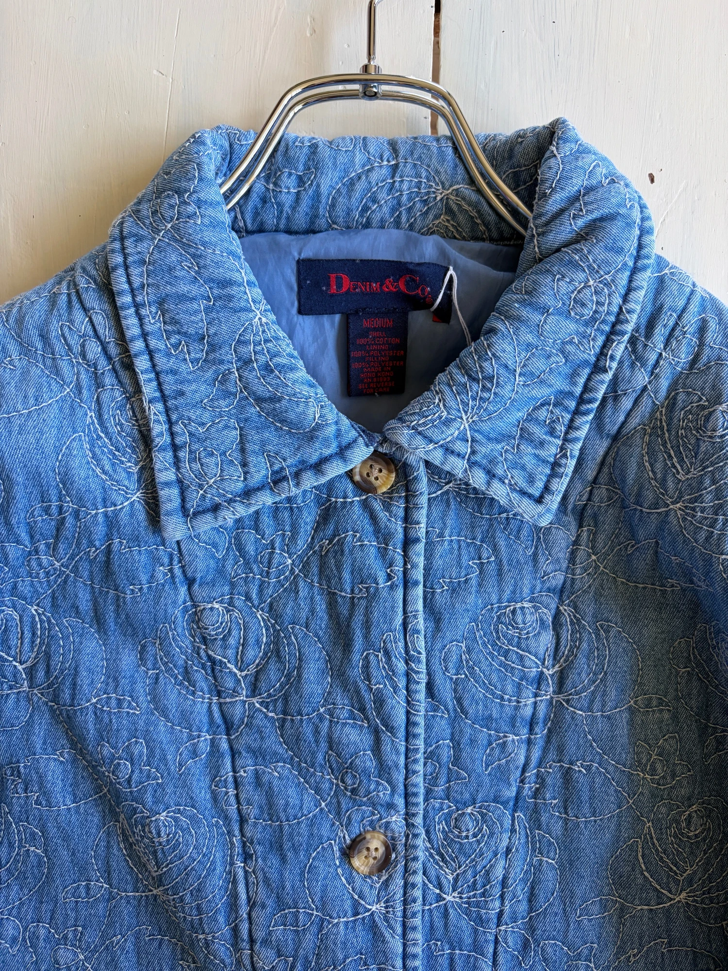 embroidered denim jacket 8