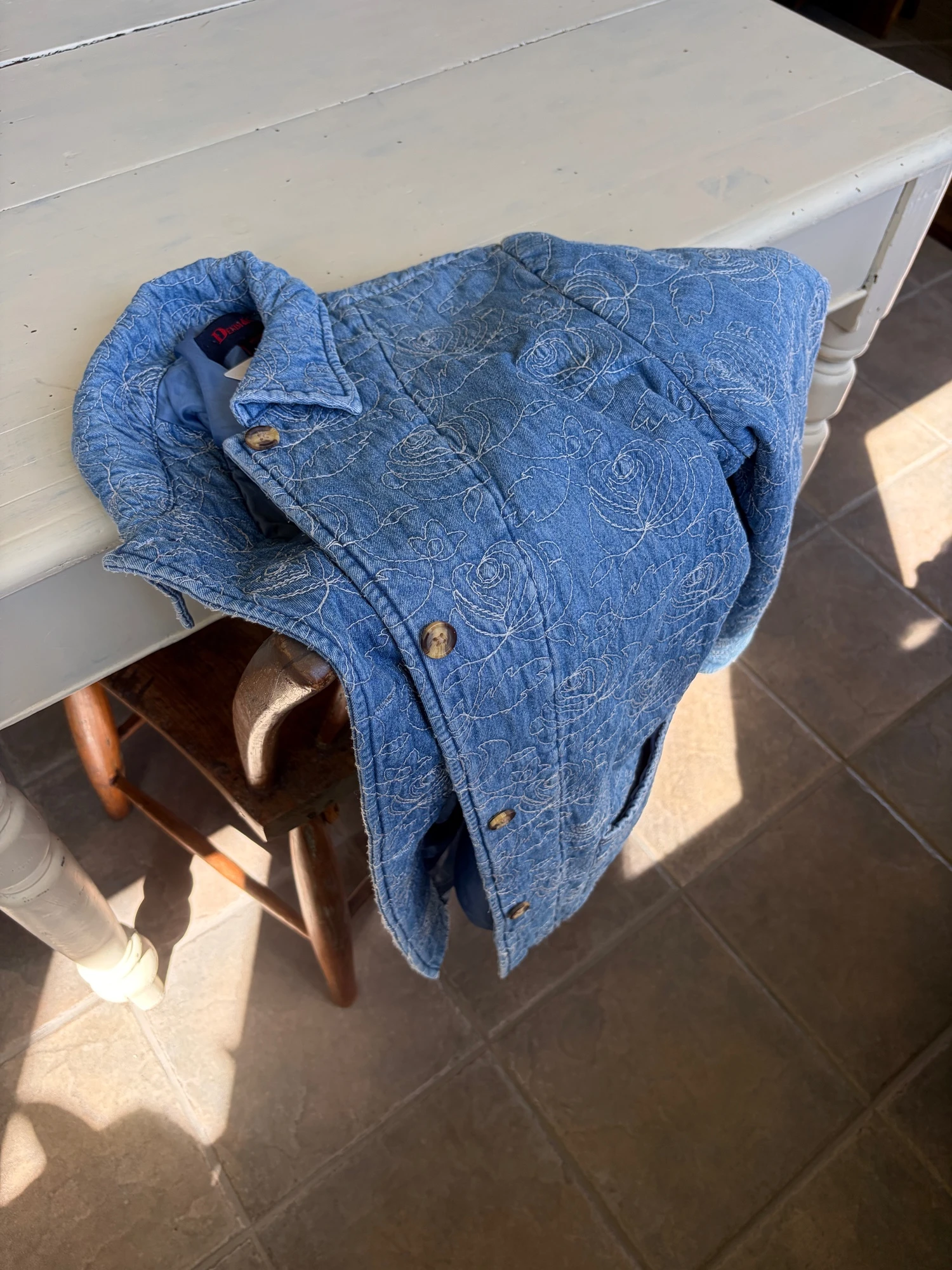 embroidered denim jacket 2