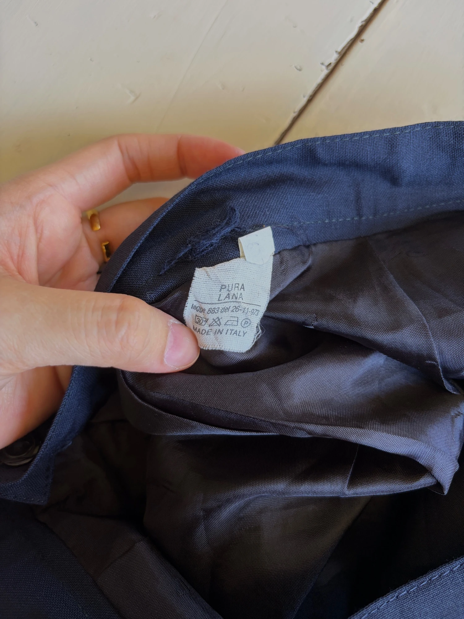 made in Italy pleats wool skirt 4