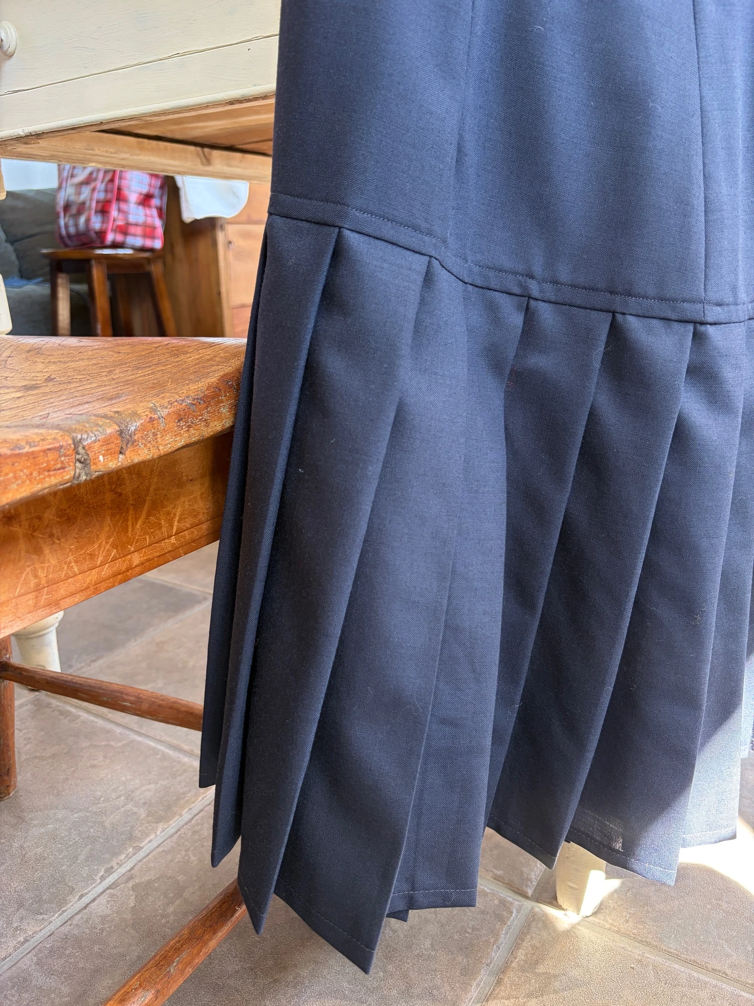 made in Italy pleats wool skirt 11