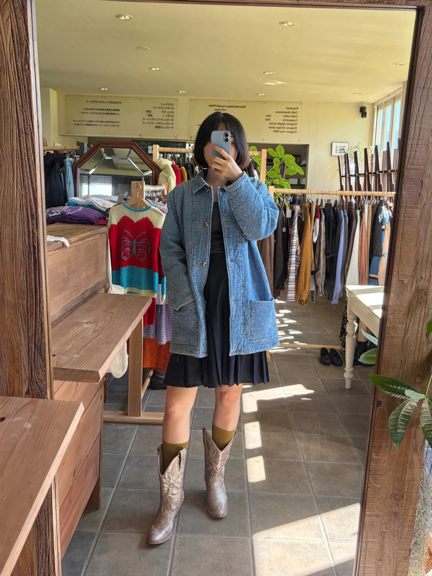 made in Italy pleats wool skirt 2