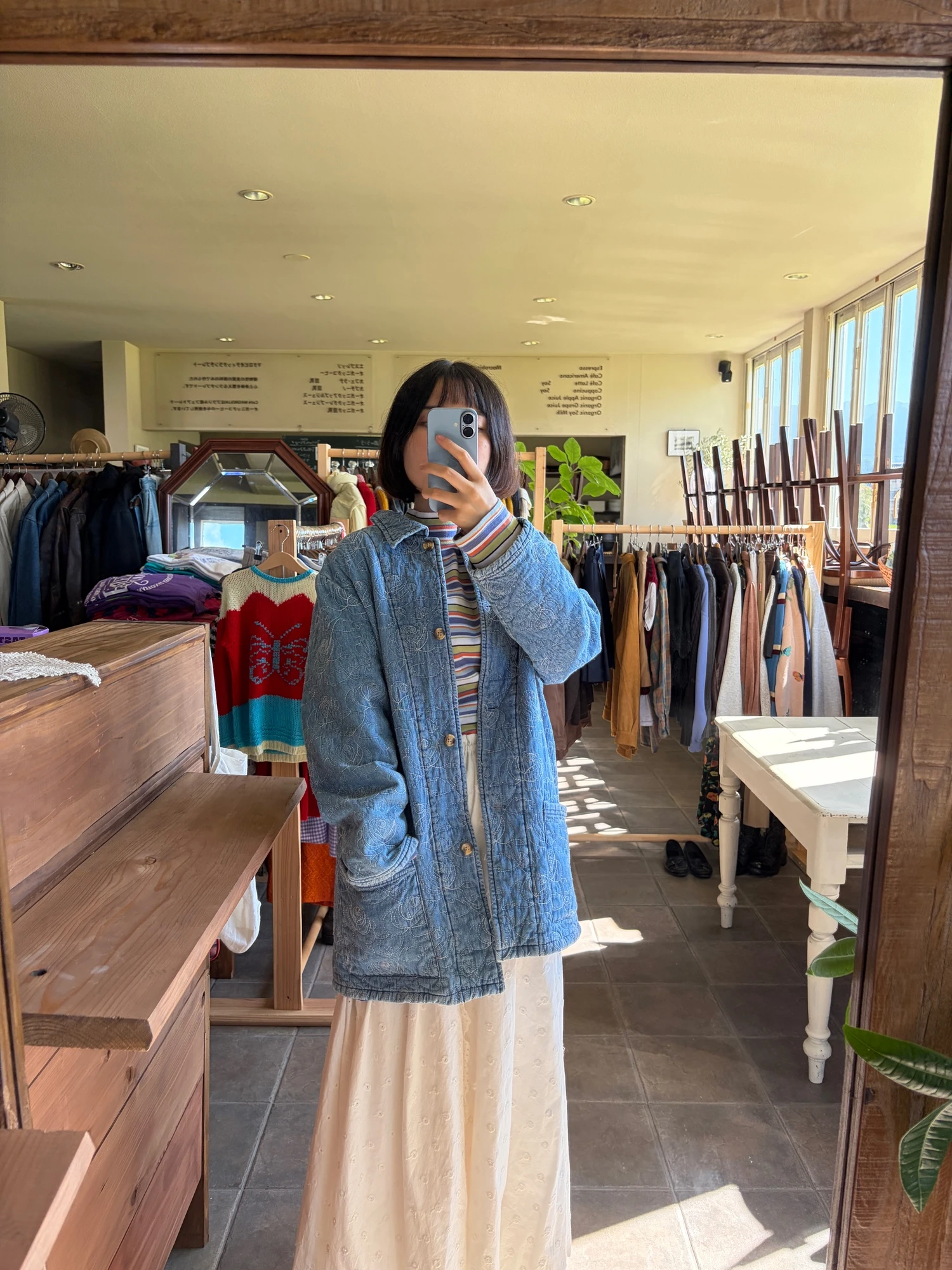 cotton stripe turtleneck tops 3