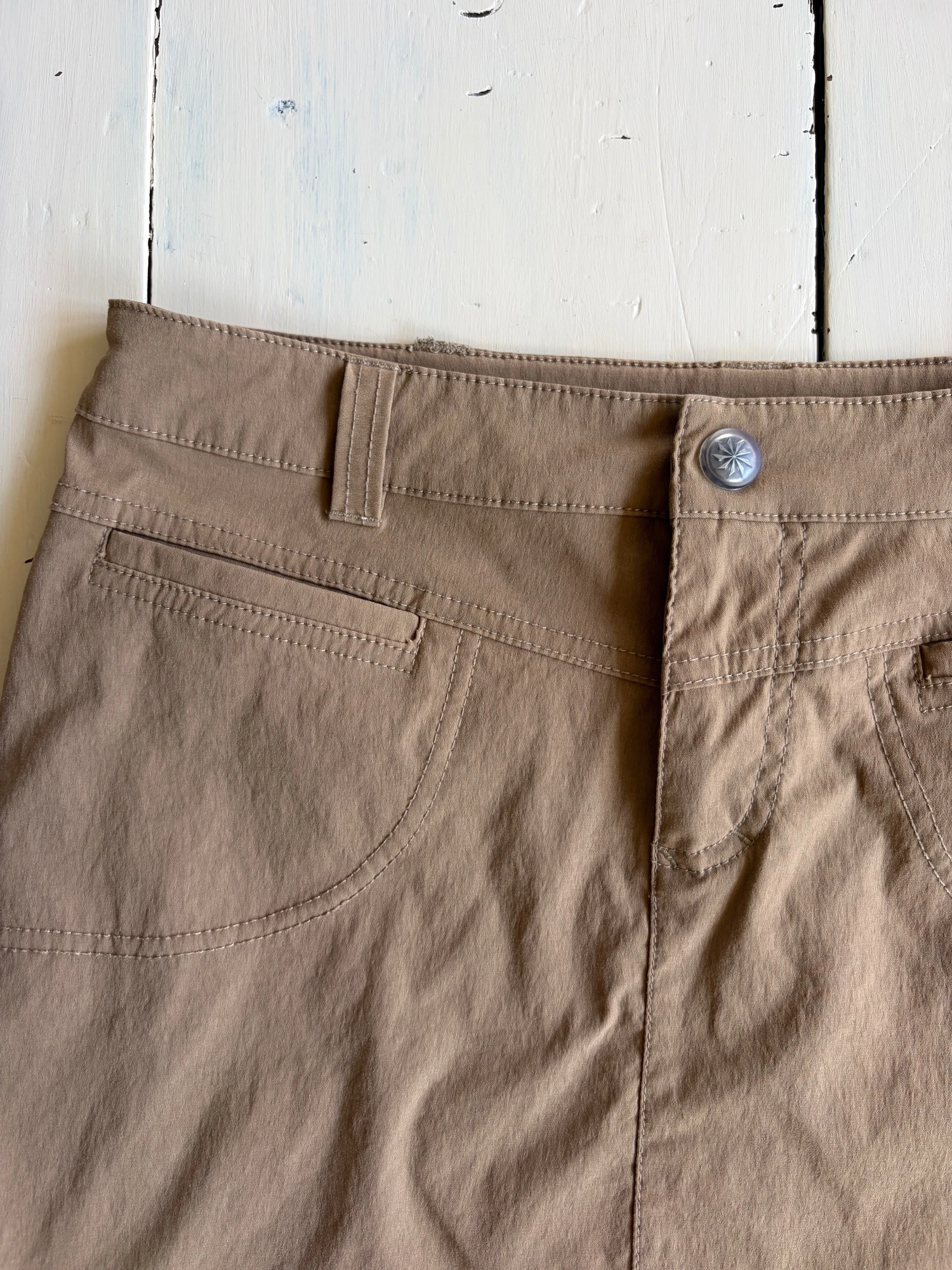 brown nylon skirt 4