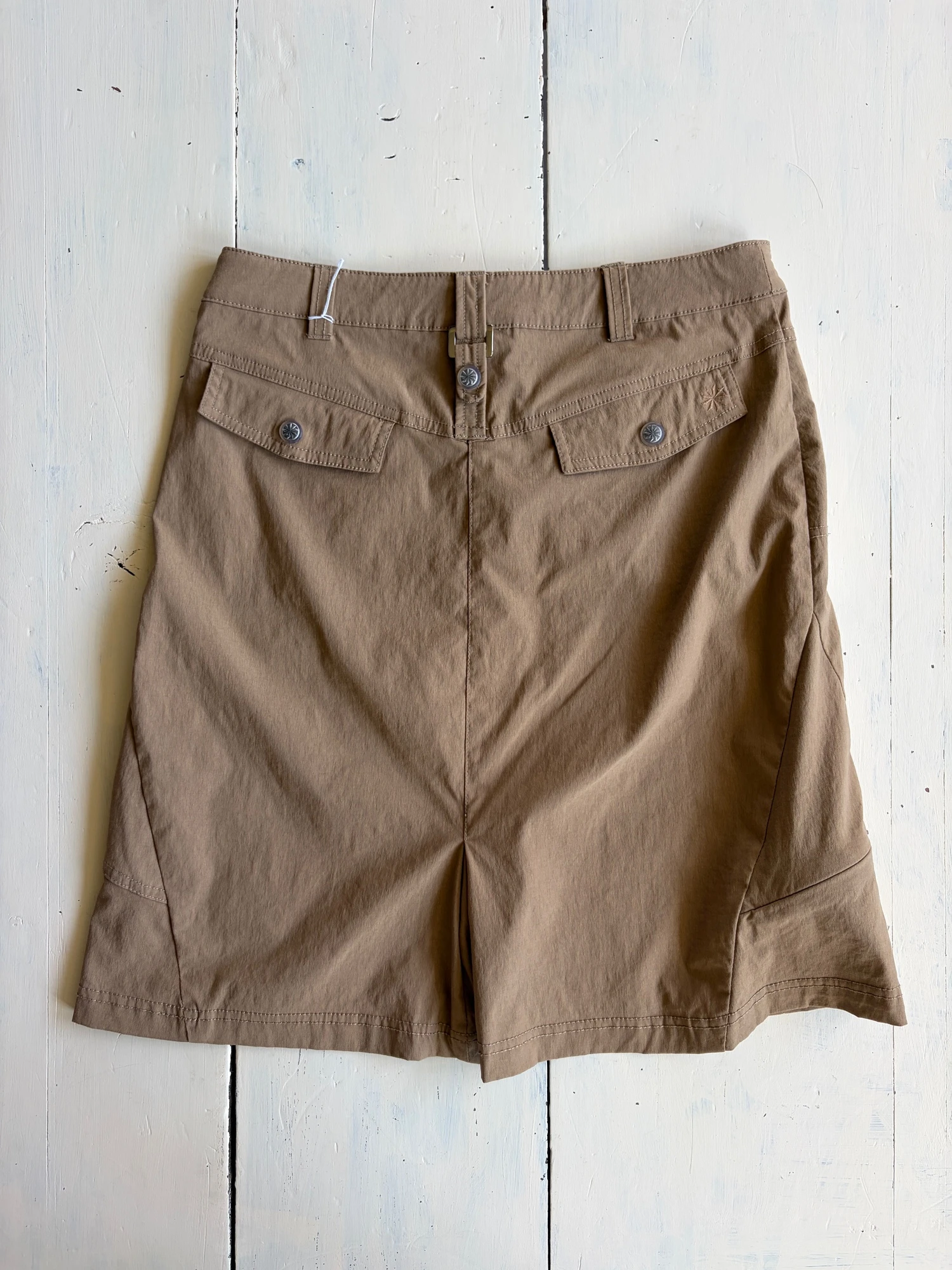 brown nylon skirt 5