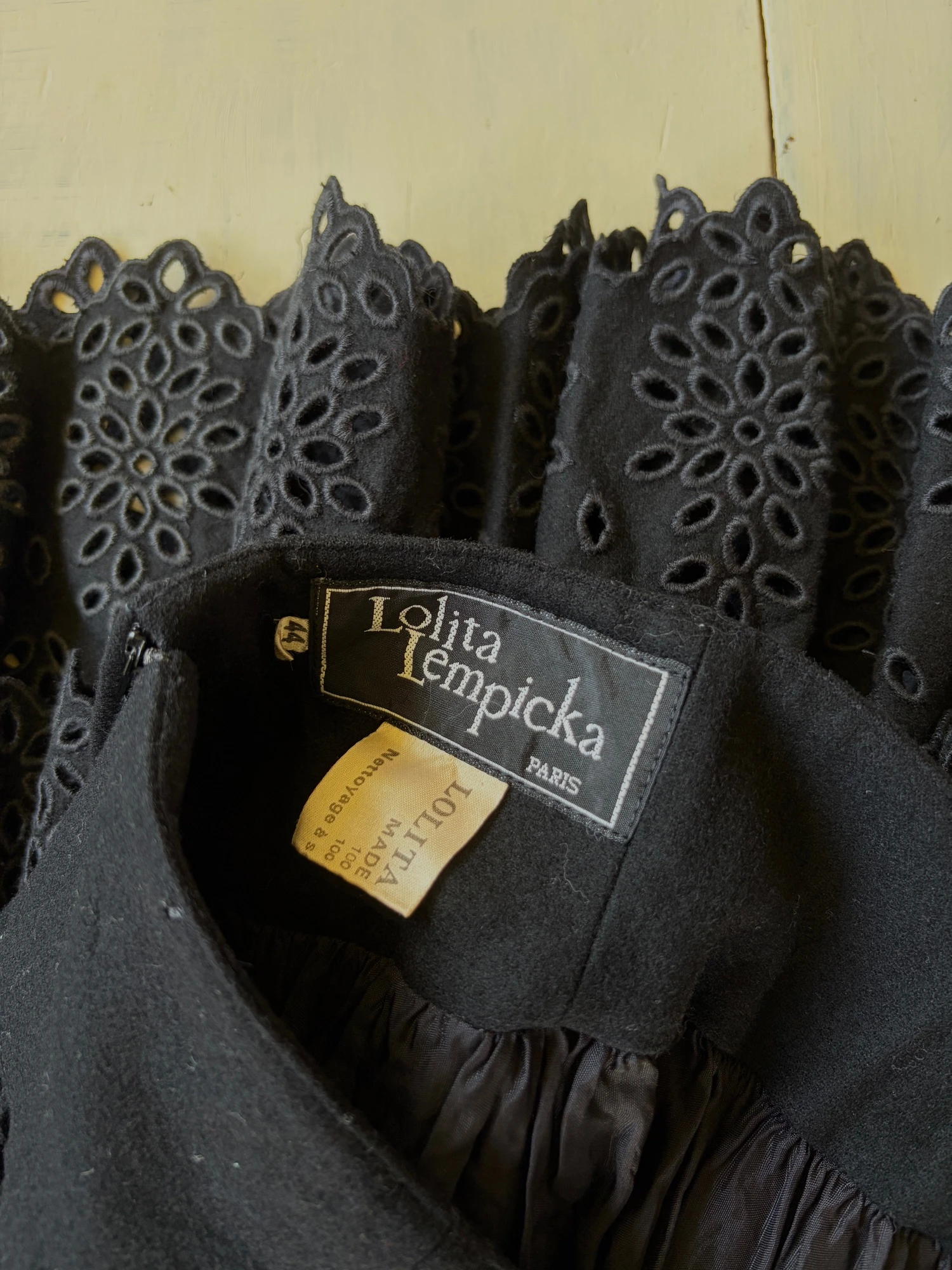made in France wool skirt 5