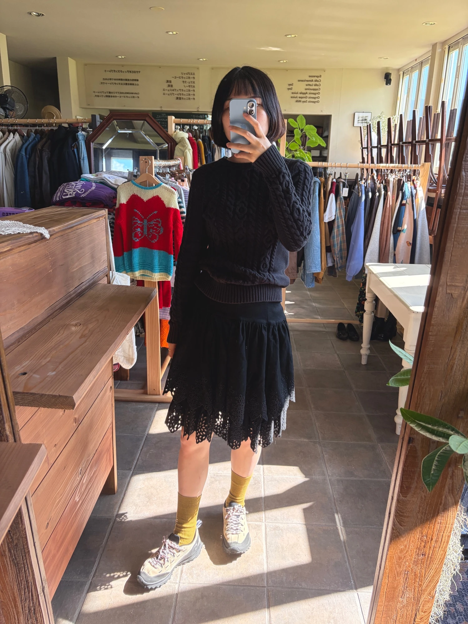 made in France wool skirt 8