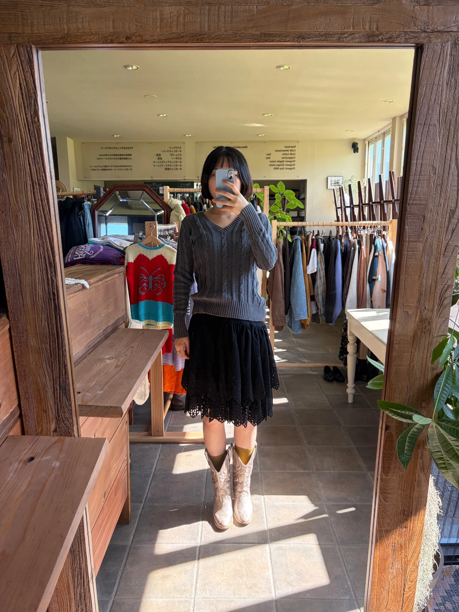 made in France wool skirt 9