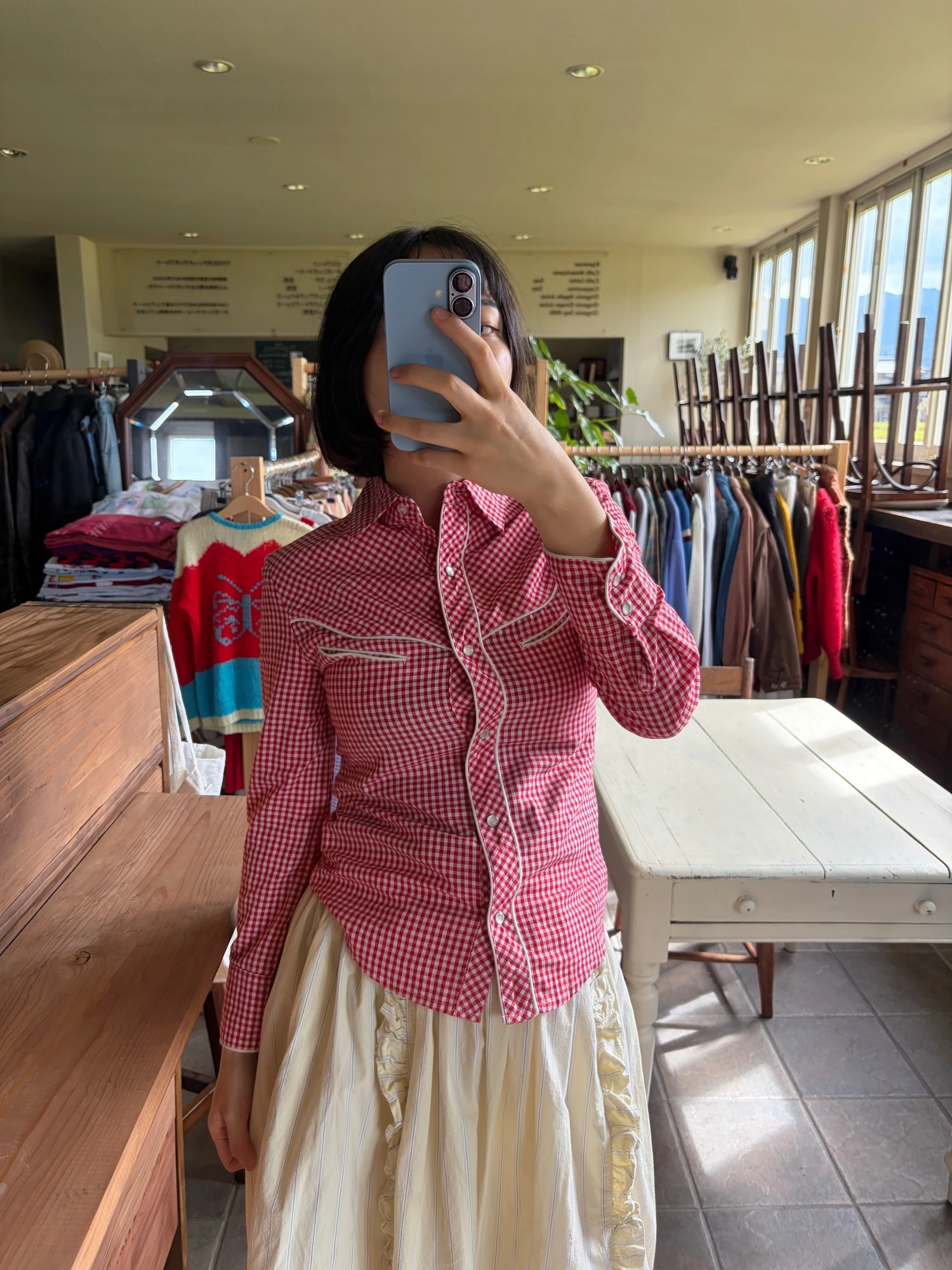 red plaid western shirt 4