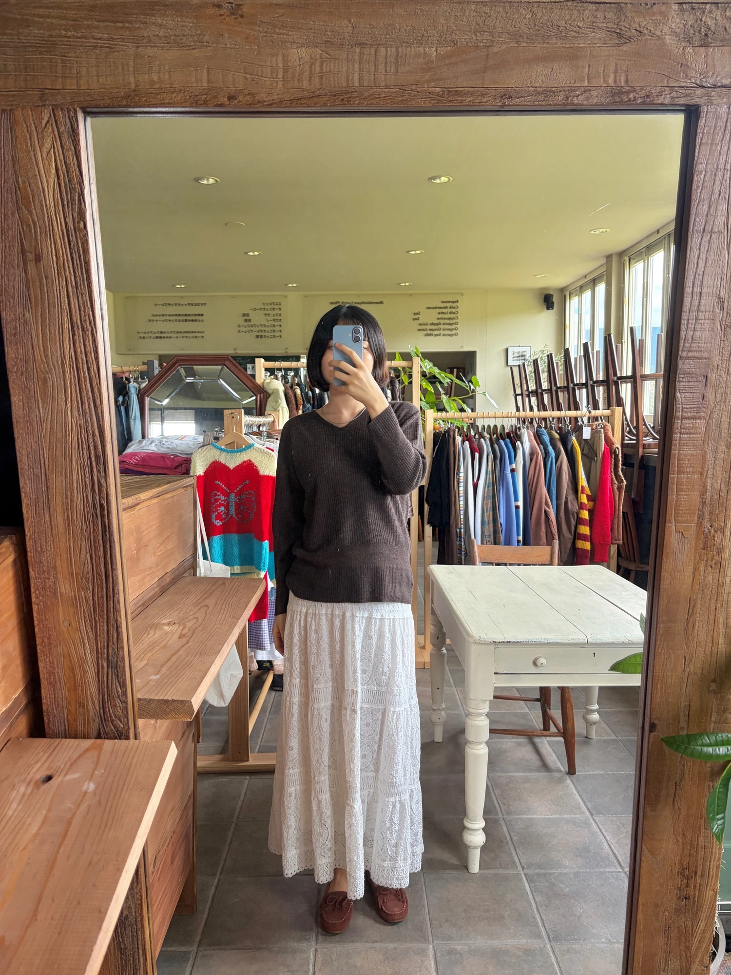 Laura Ashley wool 100% brown sweater 7