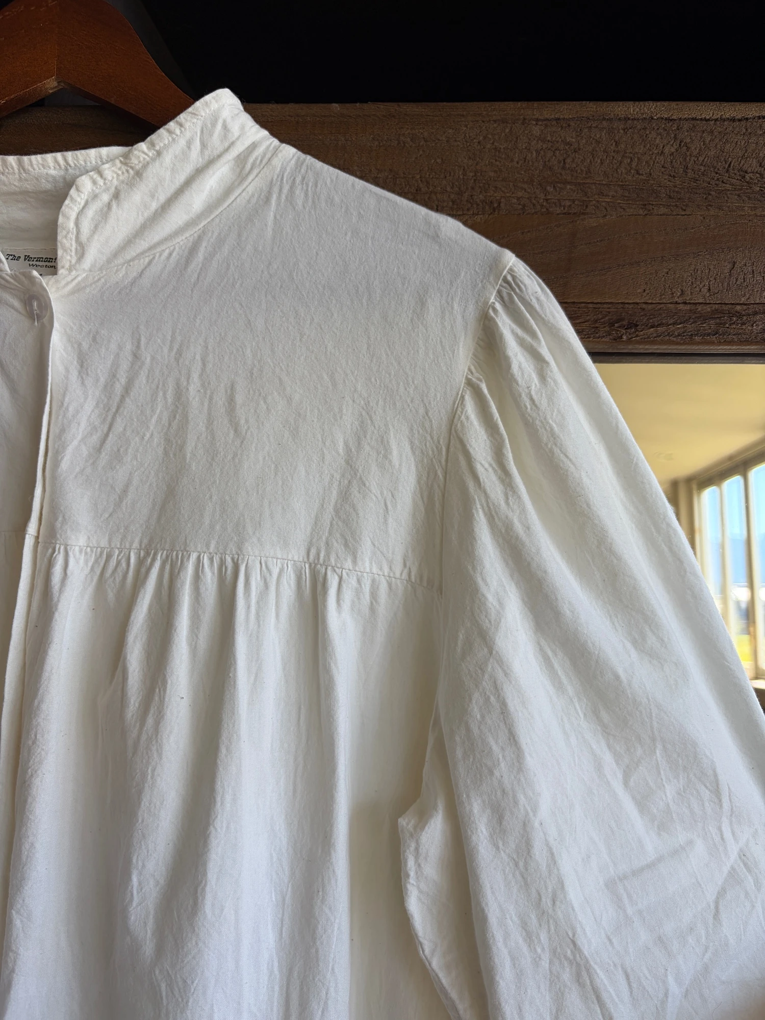 vintage made in usa cotton long dress 10