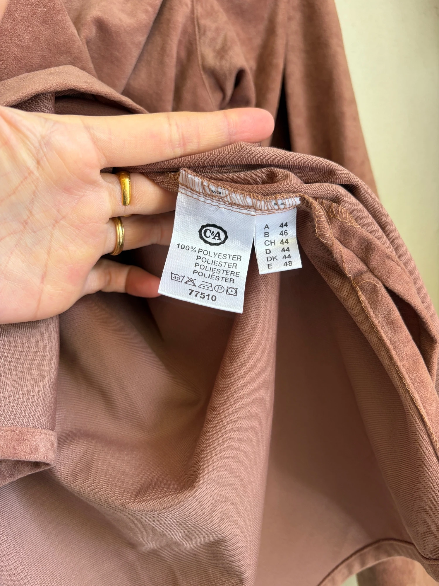 brown suede-like long sleeve shirt 12