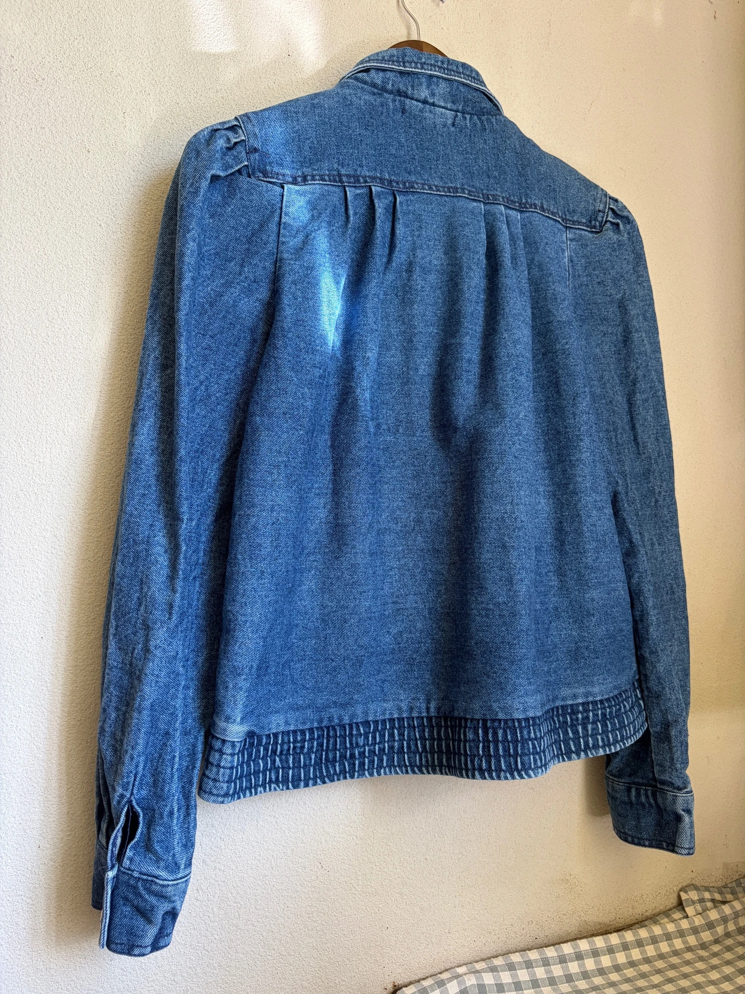 puff sleeve denim jacket 7
