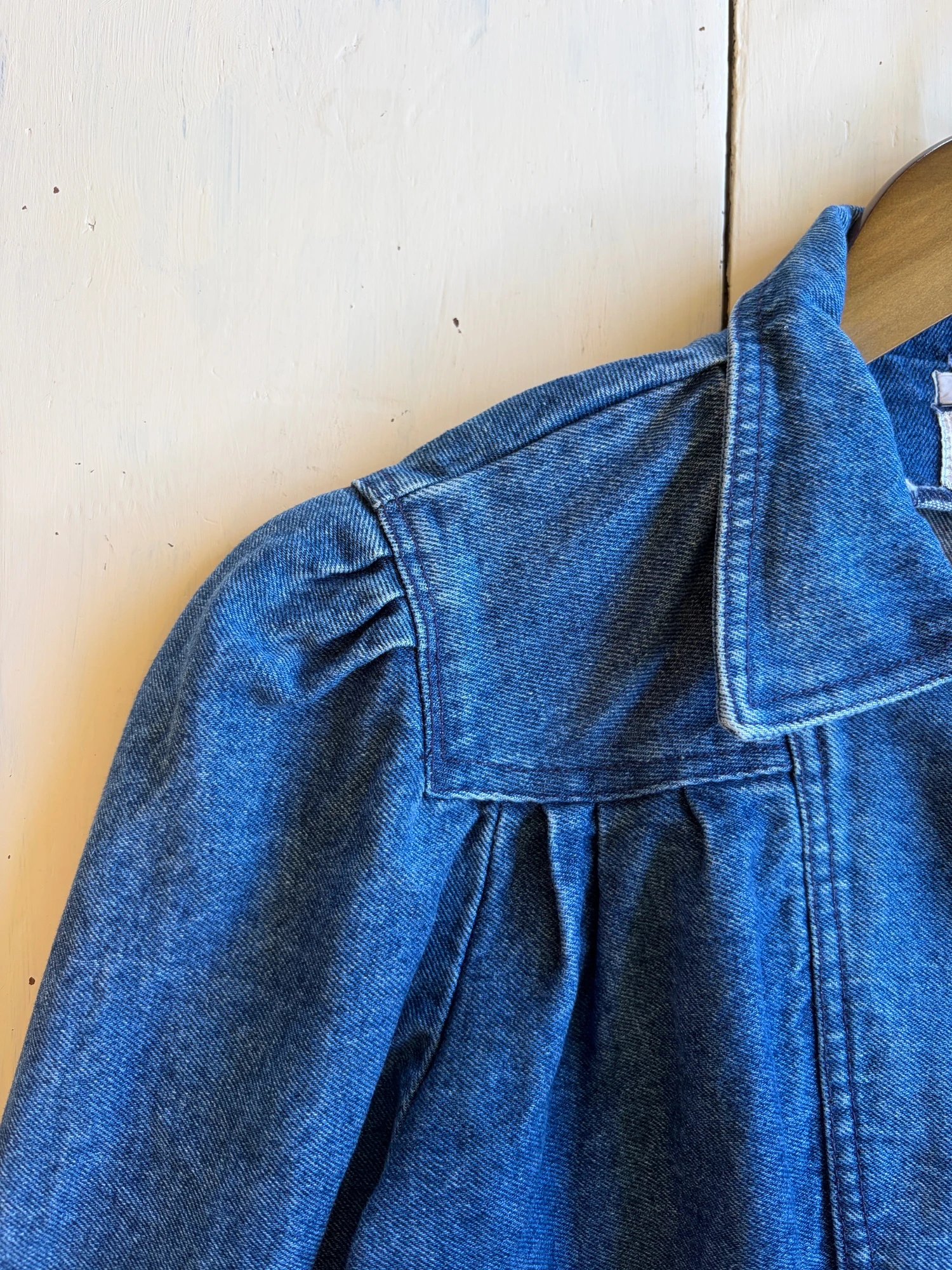 puff sleeve denim jacket 6