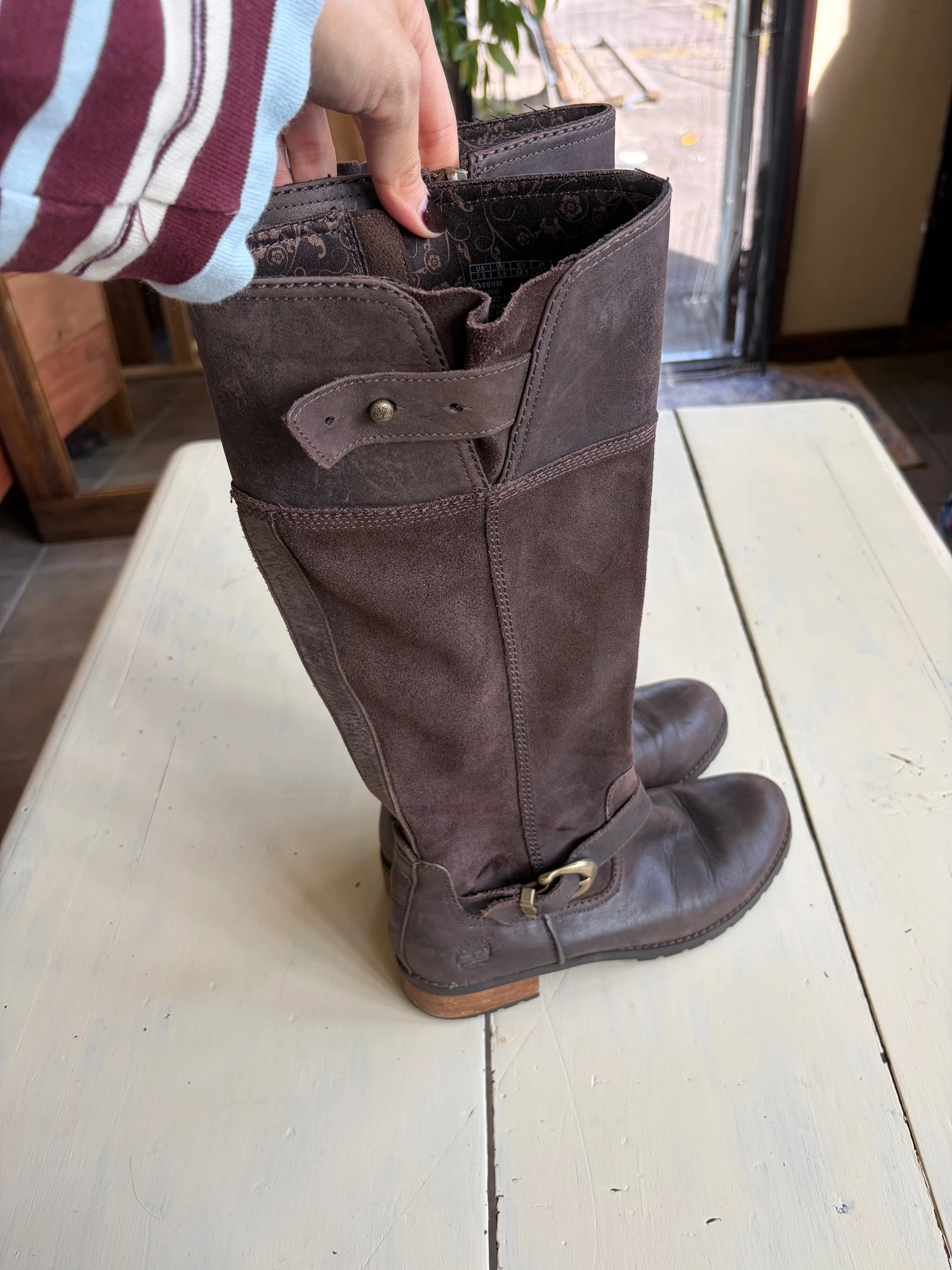 【売約済】timberland suede long boots